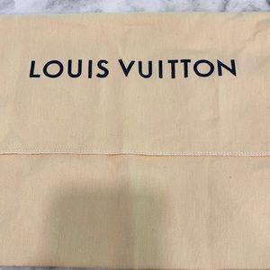 Louis Vuitton dust bag 13 inch wide 9 inch deep